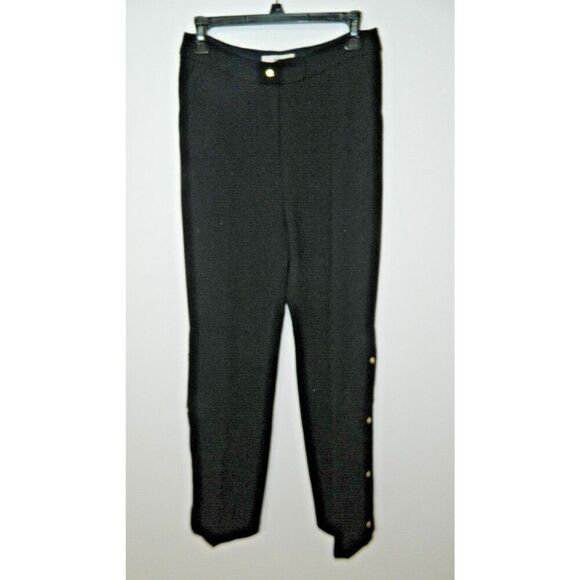 Brogger Pants Women's Size Small Black Wool Fly Away Snaps on the Hem - Picture 8 of 12